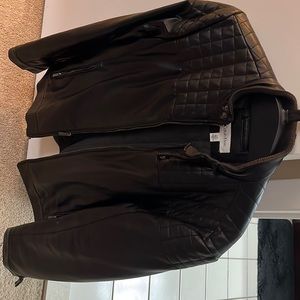 Mens Calvin Klein bomber with quilt pattern size large